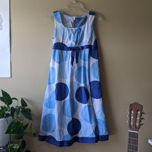3/$30 Blue Polka Dot Girls Dress